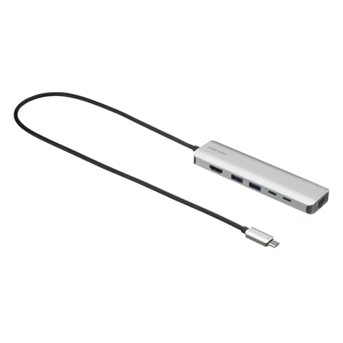 Amazon.co.jp: サンワサプライ ドッキングステーション USB-C 6in1 4K